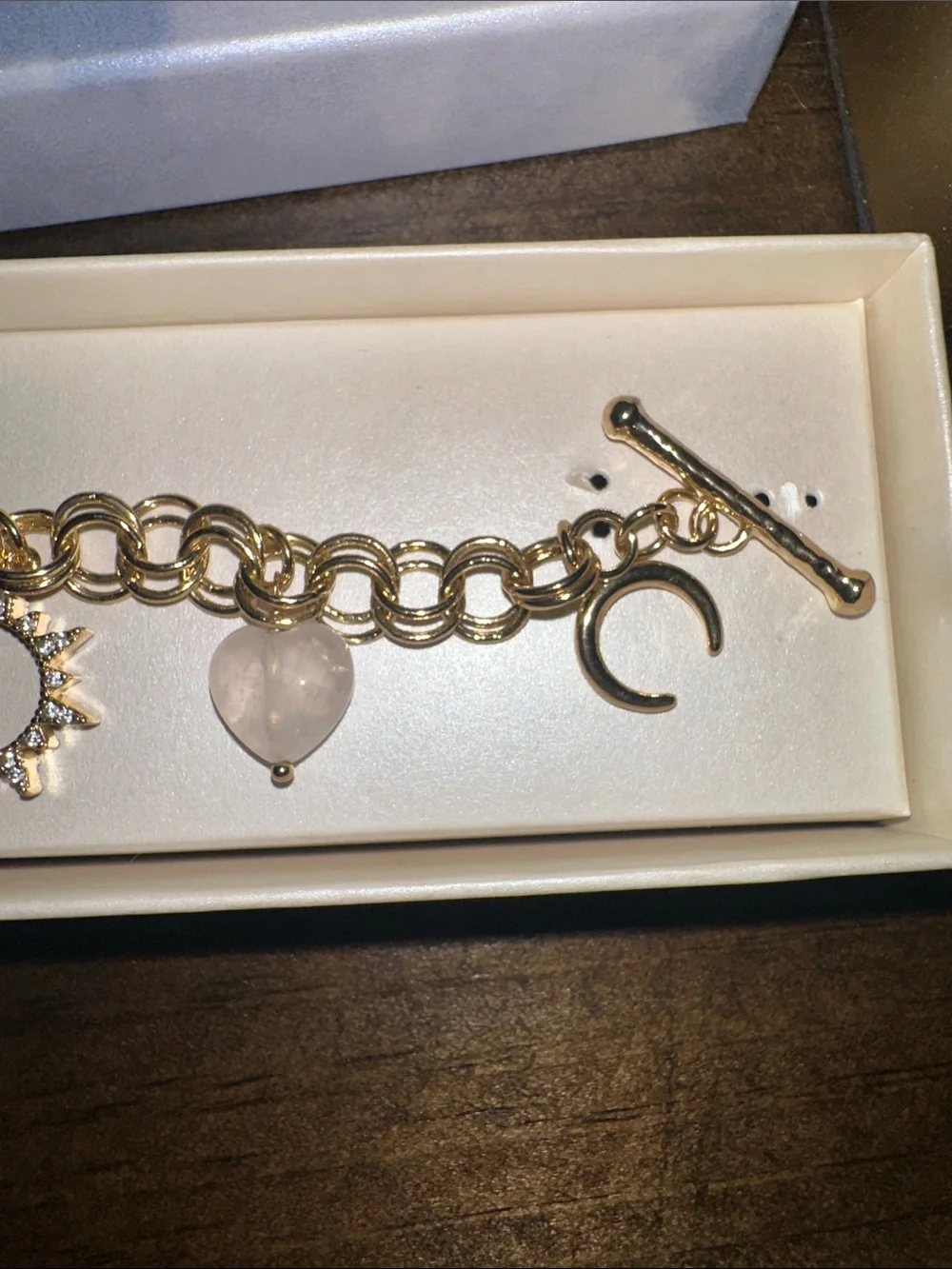 Luna Norte Charm Bracelet with Multi-Stone Charms - Women’s Jewelry Bracelet